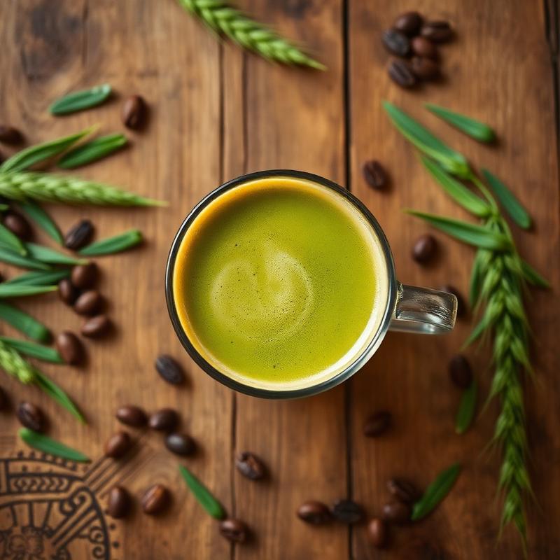 A cup of Kopi Hijau