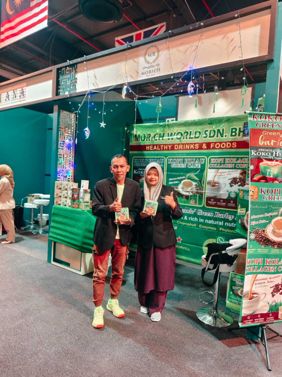 MORICH WORLD SDN.BHD. booth at an international exhibition