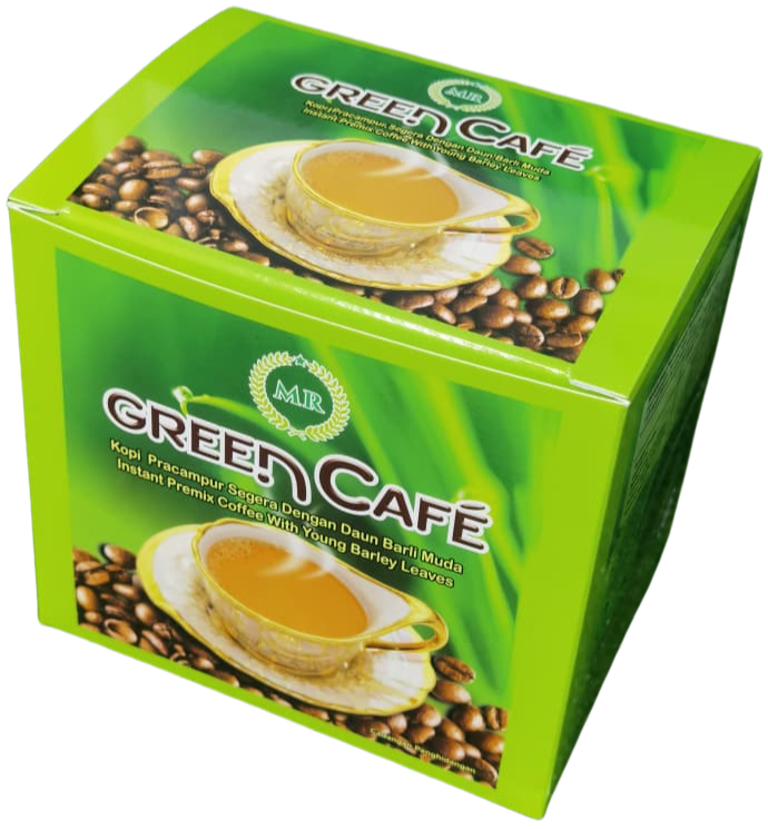 MR Green Café — pre-mix coffee with young barley leaves